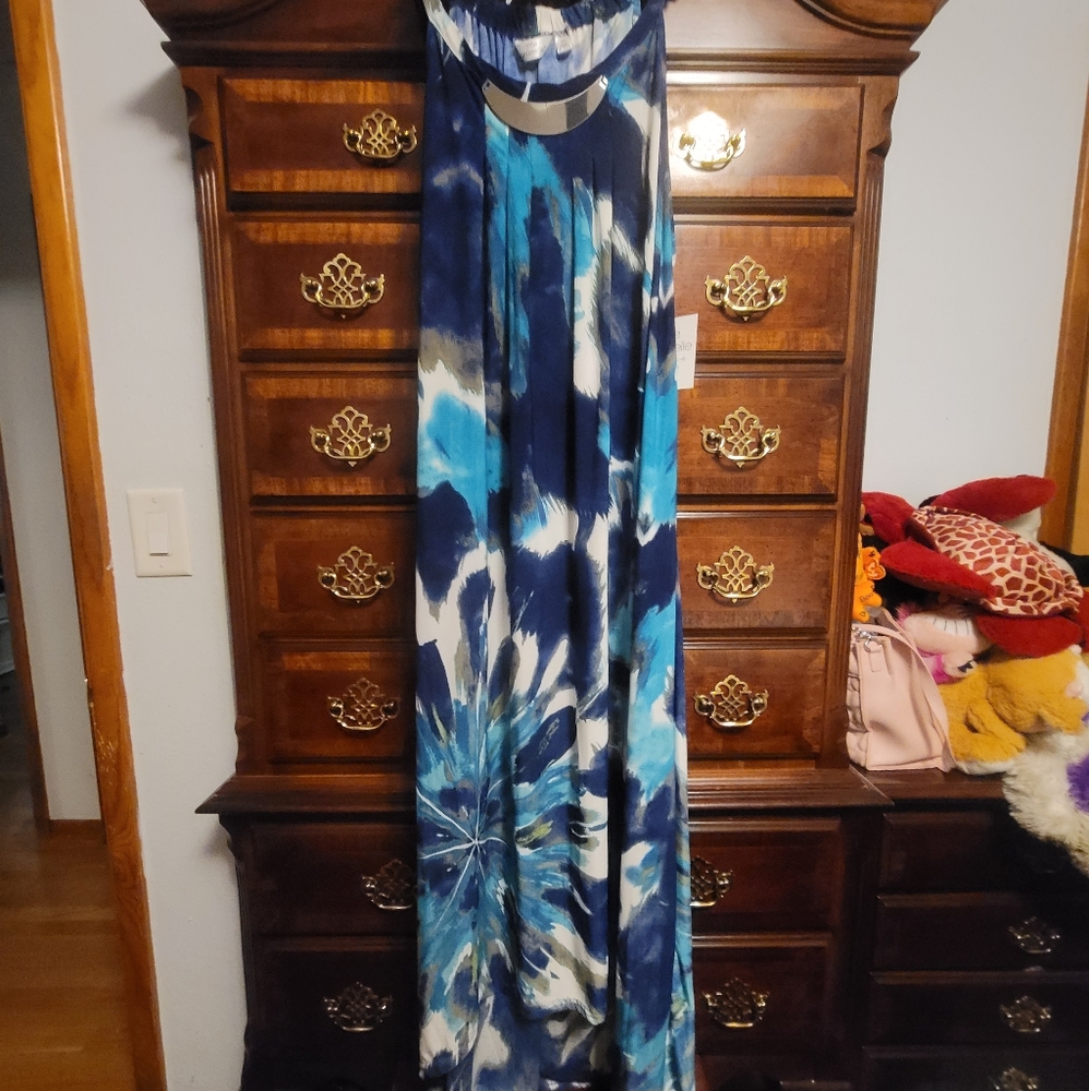 Pretty Maxi Summer Dress sz 3X NWT